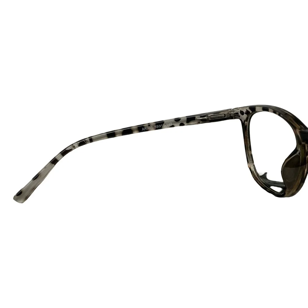 Abbywood AR001 Tortoise Shell Blue Light Blocking Glasses Square Frame 55-18-140